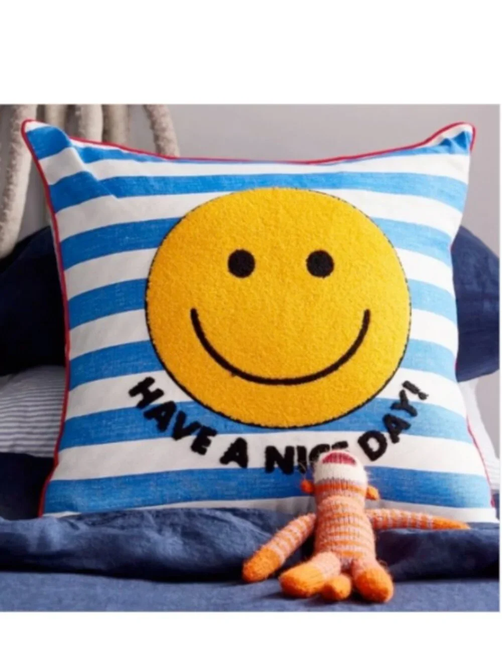 West Elm x Kule Have A Nice Day Pillow Cover